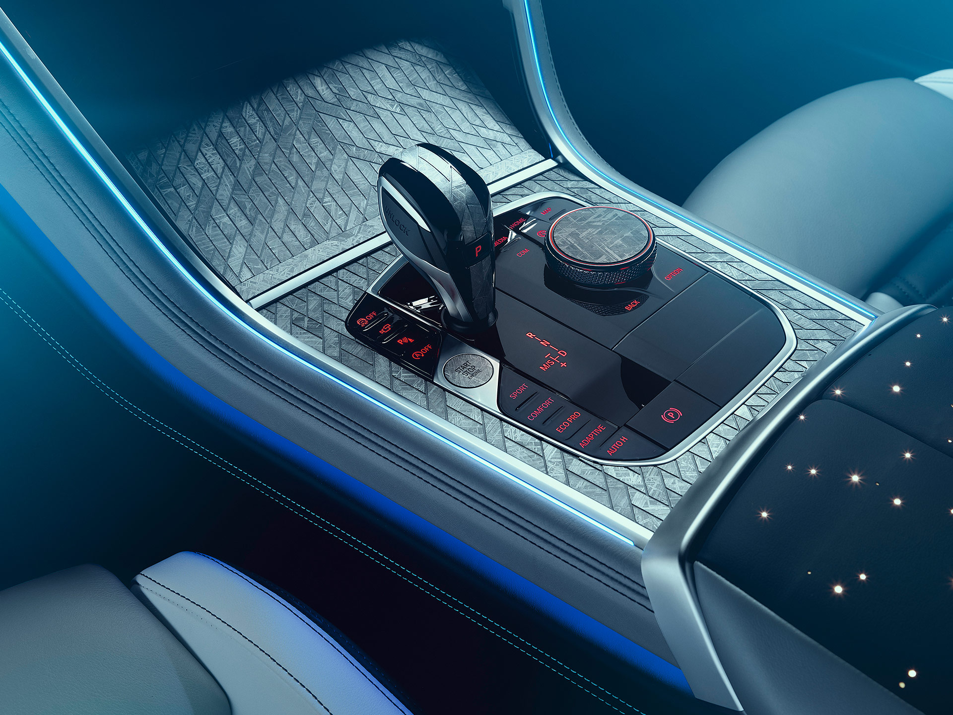 bmw-night-sky-middle-console